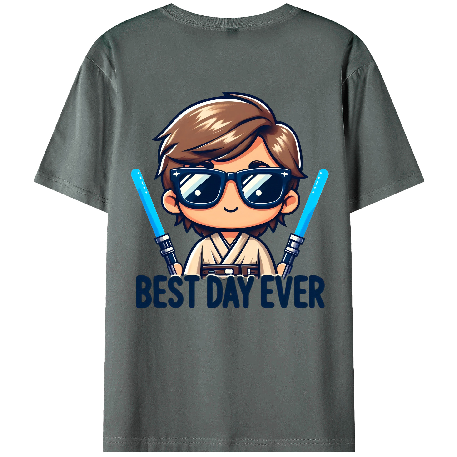 （画像用） スター・ウォーズ Star Wars 綿100％ メンズ半袖Tシャツ（バックプリント） 通気性